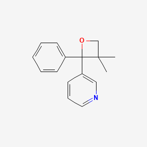 3-(3,3-Dimethyl-2-phenyl-2-oxetanyl)pyridine