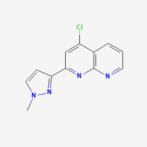 4-chloro-2-(1-methyl-1H-pyrazol-3-yl)-1,8-naphthyridine