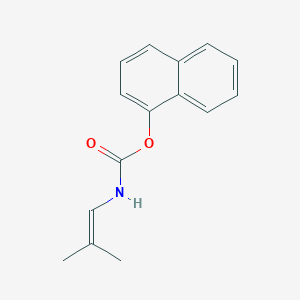 Naphthalen-1-yl (2-methylprop-1-en-1-yl)carbamate