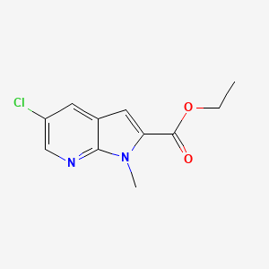 Ethyl 5-chloro-1-methyl-1H-pyrrolo[2,3-b]pyridine-2-carboxylate