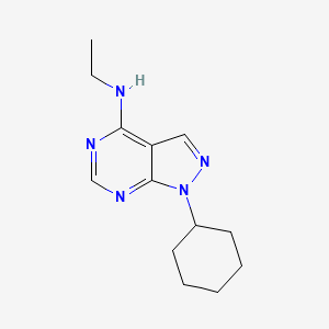 1-Cyclohexyl-n-ethyl-1h-pyrazolo[3,4-d]pyrimidin-4-amine