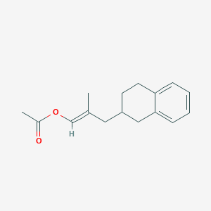 2-Methyl-3-(1,2,3,4-tetrahydronaphthalen-2-yl)prop-1-en-1-yl acetate