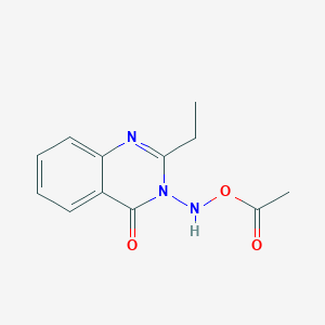 3-(Acetoxyamino)-2-ethylquinazolin-4(3H)-one