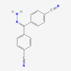 Benzonitrile, 4,4'-carbonohydrazonoylbis-(9CI)