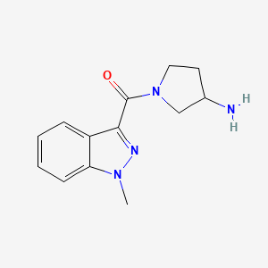 (3-Aminopyrrolidin-1-yl)(1-methyl-1H-indazol-3-yl)methanone