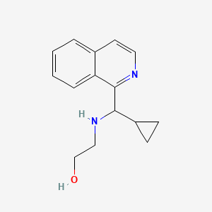 2-((Cyclopropyl(isoquinolin-1-yl)methyl)amino)ethanol