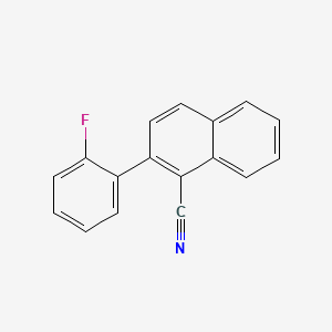 2-(2-Fluorophenyl)naphthalene-1-carbonitrile