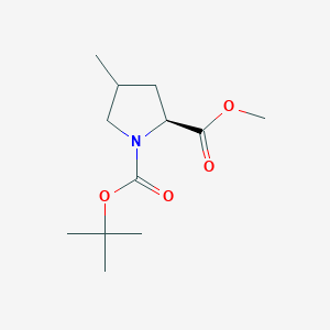 (2S)-1-Tert-butyl 2-methyl 4-methylpyrrolidine-1,2-dicarboxylate