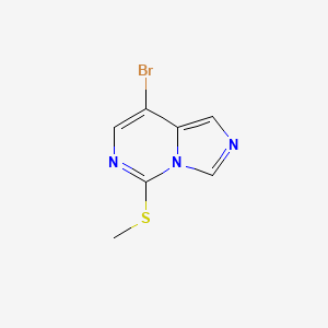 8-Bromo-5-(methylthio)imidazo[1,5-c]pyrimidine