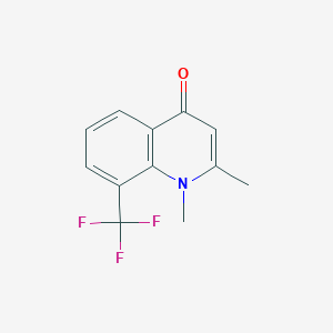 1,2-Dimethyl-8-(trifluoromethyl)quinolin-4(1H)-one