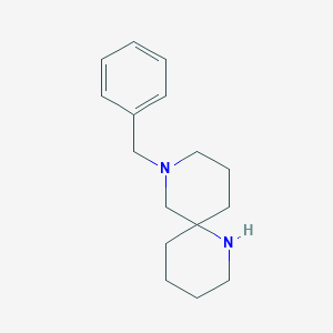 molecular formula C16H24N2 B11869370 8-Benzyl-1,8-diazaspiro[5.5]undecane CAS No. 1086395-04-1