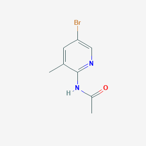 molecular formula C8H9BrN2O B118694 2-乙酰氨基-5-溴-3-甲基吡啶 CAS No. 142404-81-7