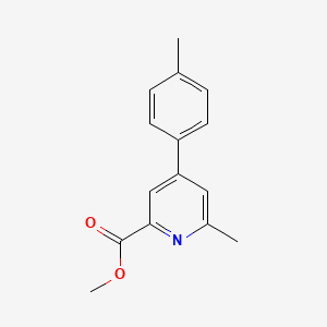 Methyl 6-methyl-4-(p-tolyl)picolinate