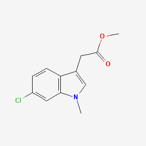 Methyl 2-(6-chloro-1-methyl-1H-indol-3-yl)acetate