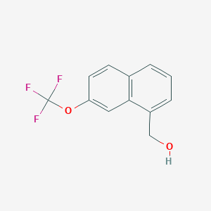 2-(Trifluoromethoxy)naphthalene-8-methanol