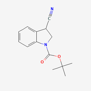 tert-Butyl 3-cyanoindoline-1-carboxylate