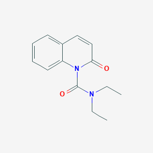 1(2H)-Quinolinecarboxamide, N,N-diethyl-2-oxo-