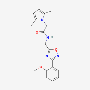 2-(2,5-dimethyl-1H-pyrrol-1-yl)-N-{[3-(2-methoxyphenyl)-1,2,4-oxadiazol-5-yl]methyl}acetamide