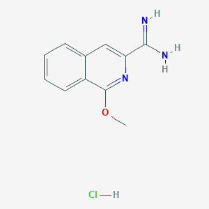 1-Methoxyisoquinoline-3-carboximidamide hydrochloride