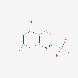 7,7-Dimethyl-2-(trifluoromethyl)-7,8-dihydroquinolin-5(6H)-one