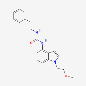 1-[1-(2-methoxyethyl)-1H-indol-4-yl]-3-(2-phenylethyl)urea