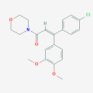 molecular formula C₂₁H₂₂ClNO₄ B118703 代森锰锌 CAS No. 110488-70-5