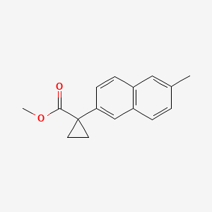 Methyl 1-(6-methylnaphthalen-2-yl)cyclopropane-1-carboxylate