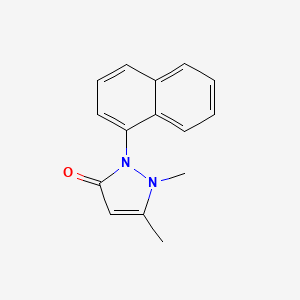 1,5-Dimethyl-2-(naphthalen-1-yl)-1,2-dihydro-3H-pyrazol-3-one