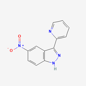 5-nitro-3-(pyridin-2-yl)-1H-indazole