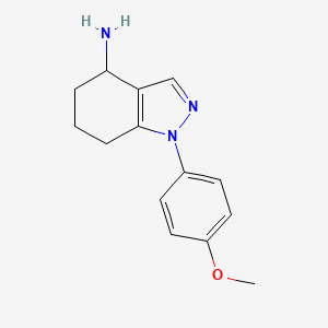 1-(4-Methoxyphenyl)-4,5,6,7-tetrahydro-1H-indazol-4-amine