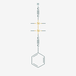 1-Ethynyl-1,1,2,2-tetramethyl-2-(phenylethynyl)disilane