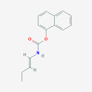 Naphthalen-1-yl but-1-en-1-ylcarbamate