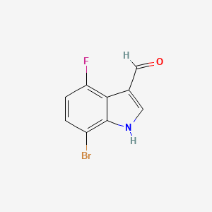 7-Bromo-4-fluoro-1H-indole-3-carbaldehyde