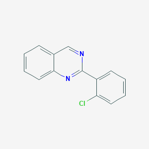 molecular formula C14H9ClN2 B11870846 2-(2-Chlorophenyl)quinazoline 