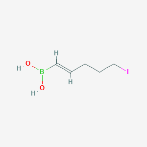 (5-Iodopent-1-en-1-yl)boronic acid