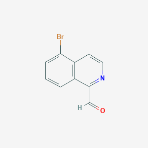 molecular formula C10H6BrNO B11870936 5-Bromoisoquinoline-1-carbaldehyde 