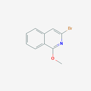 molecular formula C10H8BrNO B11870952 3-Bromo-1-methoxyisoquinoline CAS No. 87812-49-5