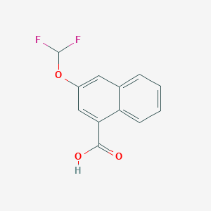 2-(Difluoromethoxy)naphthalene-4-carboxylic acid