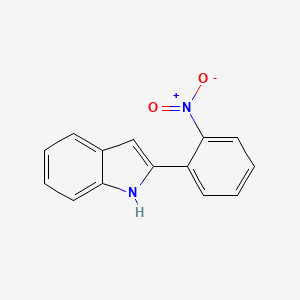 molecular formula C14H10N2O2 B11871000 2-(2-Nitrophenyl)-1H-indole CAS No. 59050-53-2