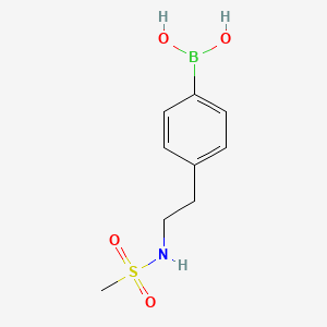 Boronic acid, [4-[2-[(methylsulfonyl)amino]ethyl]phenyl]-