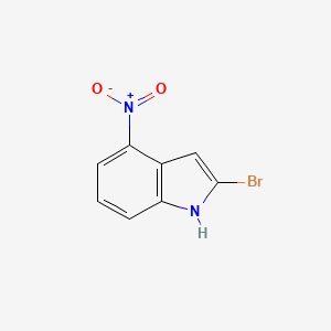 molecular formula C8H5BrN2O2 B11871118 2-Bromo-4-nitro-1H-indole 