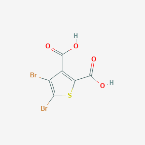molecular formula C6H2Br2O4S B1187115 4,5-Dibromo-2,3-thiophenedicarboxylic acid 