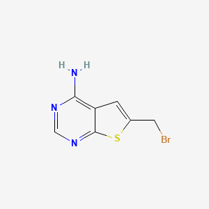 6-(Bromomethyl)thieno[2,3-d]pyrimidin-4-amine