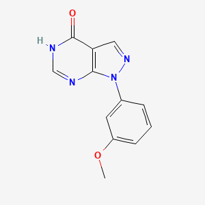 1-(3-Methoxyphenyl)-1,2-dihydro-4H-pyrazolo[3,4-d]pyrimidin-4-one