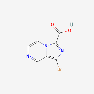 1-Bromoimidazo[1,5-a]pyrazine-3-carboxylic acid