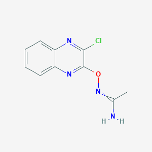 N'-[(3-Chloroquinoxalin-2-yl)oxy]ethanimidamide