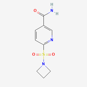 6-(Azetidin-1-ylsulfonyl)nicotinamide