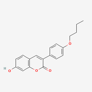 3-(4-Butoxyphenyl)-7-hydroxychromen-2-one
