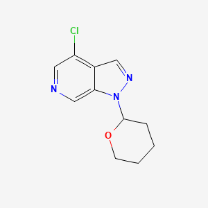 4-Chloro-1-(tetrahydro-2H-pyran-2-yl)-1H-pyrazolo[3,4-c]pyridine