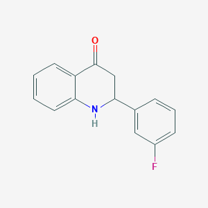 2-(3-Fluorophenyl)-2,3-dihydroquinolin-4(1H)-one